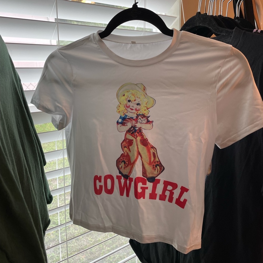 Cowgirl crop top